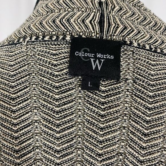 Colour Works Open Front Cardigan - Picture 7 of 7